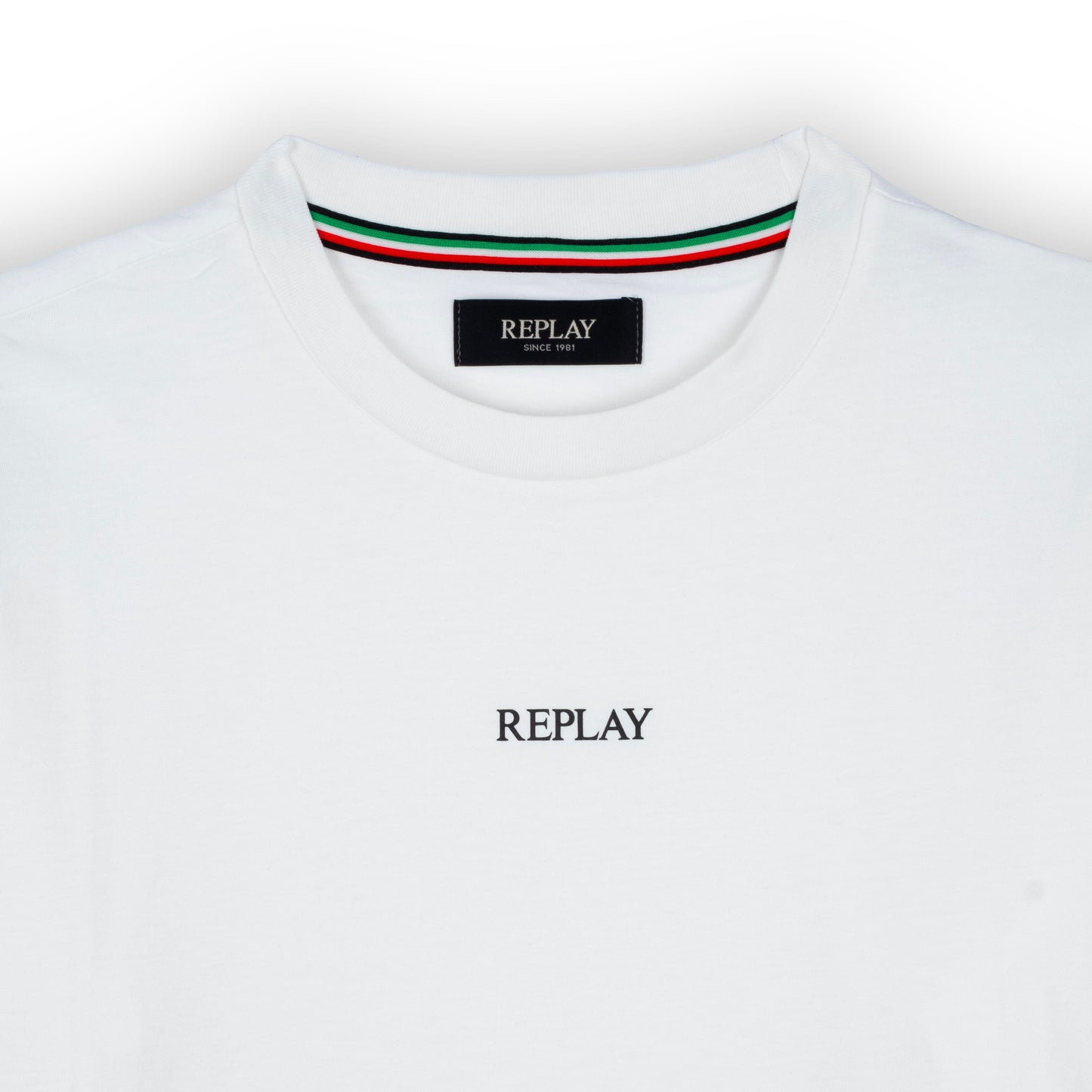 T-Shirt Homem Replay Branca