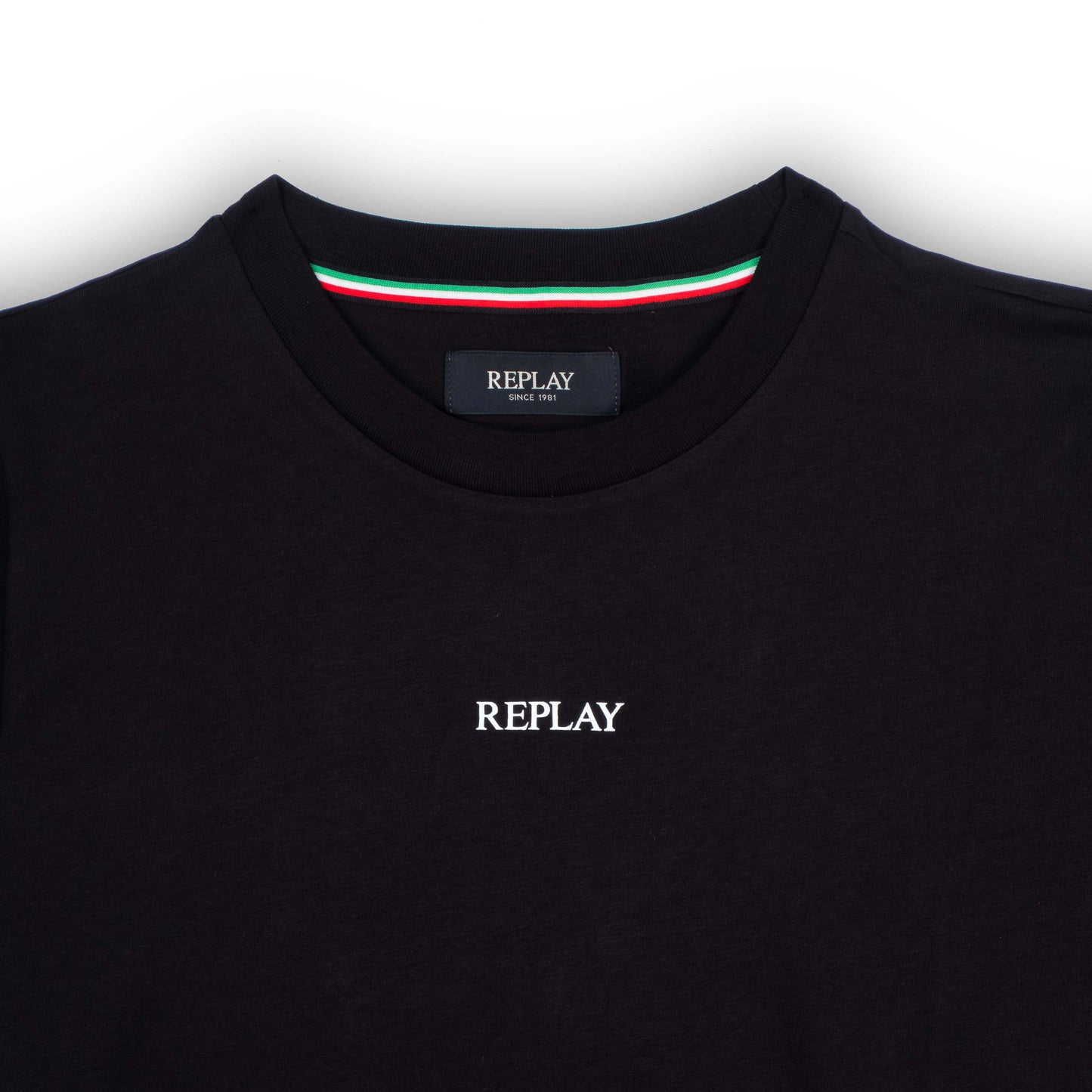 T-Shirt Homem Replay Preta