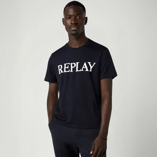 T-Shirt de Homem REPLAY – Logótipo em Destaque