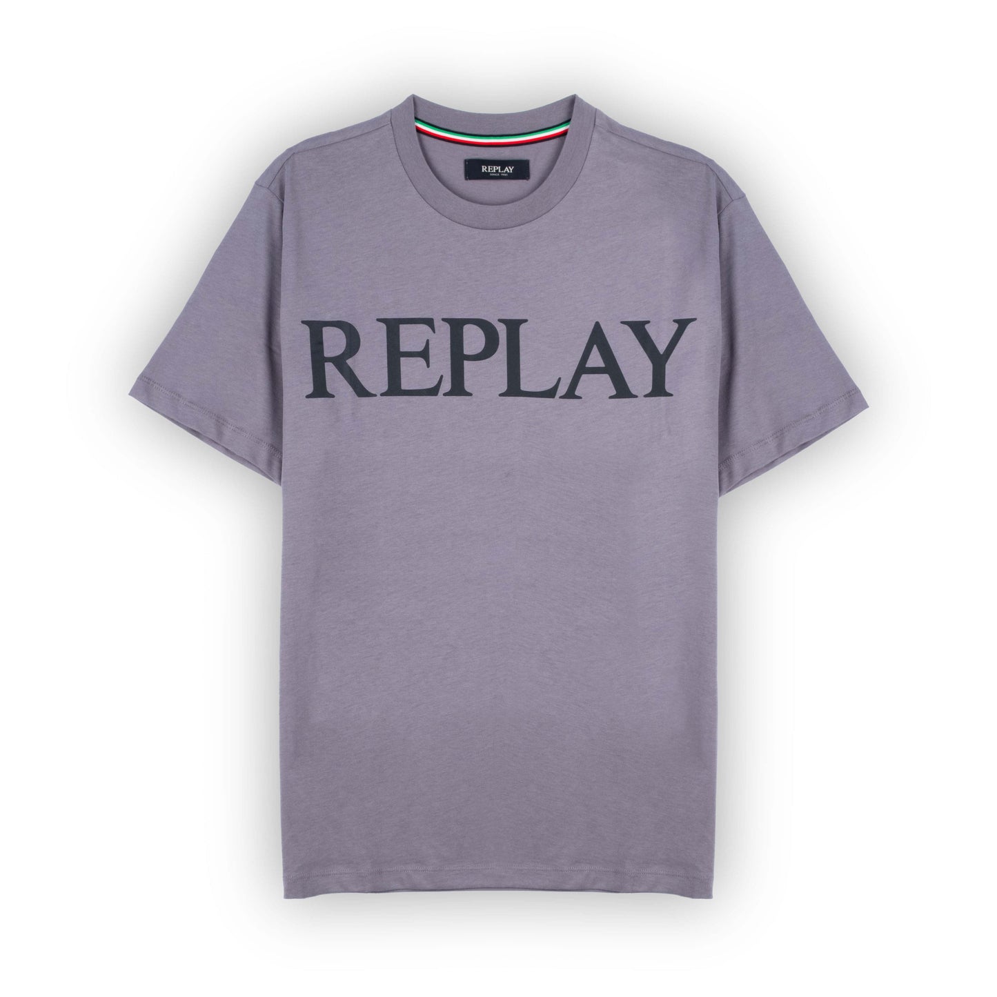 T-Shirt Homem Replay Cinza