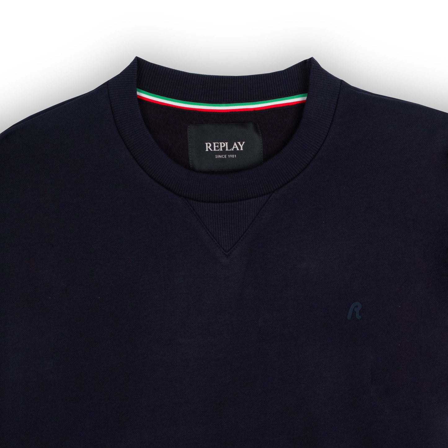 Camisola Sweater Homem Replay Azul Marinho