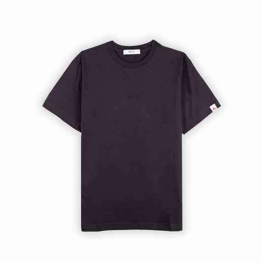T-Shirt Homem Replay Preta Clássica com Detalhe de Logo