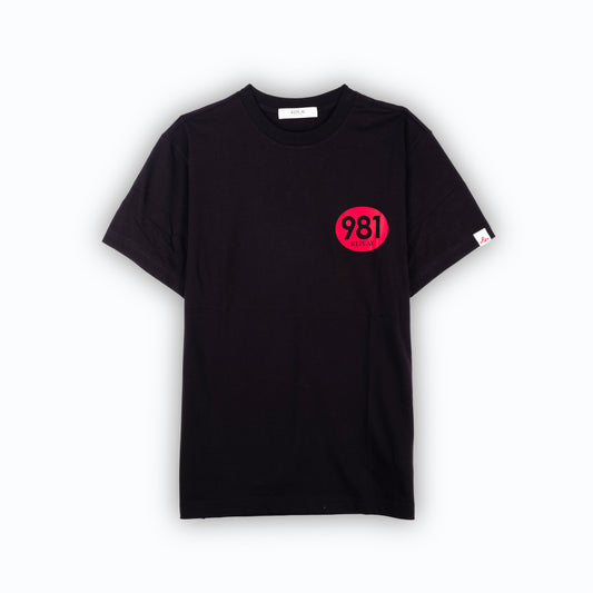 T-Shirt Homem Replay Preta com Estampa 981