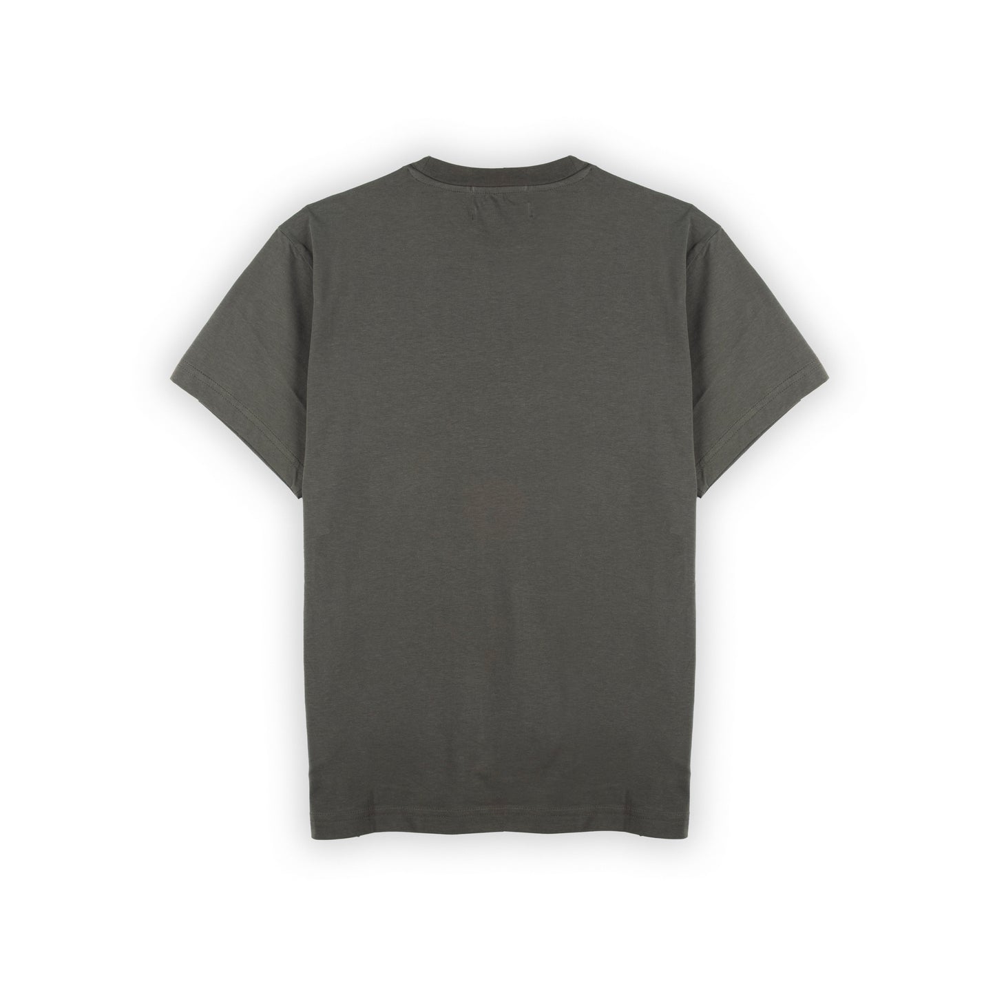 T-Shirt Homem Replay Verde Militar com Estampa Frontal