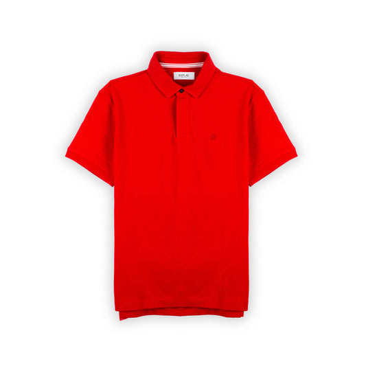 Polo Homem Replay Vermelho Clássico