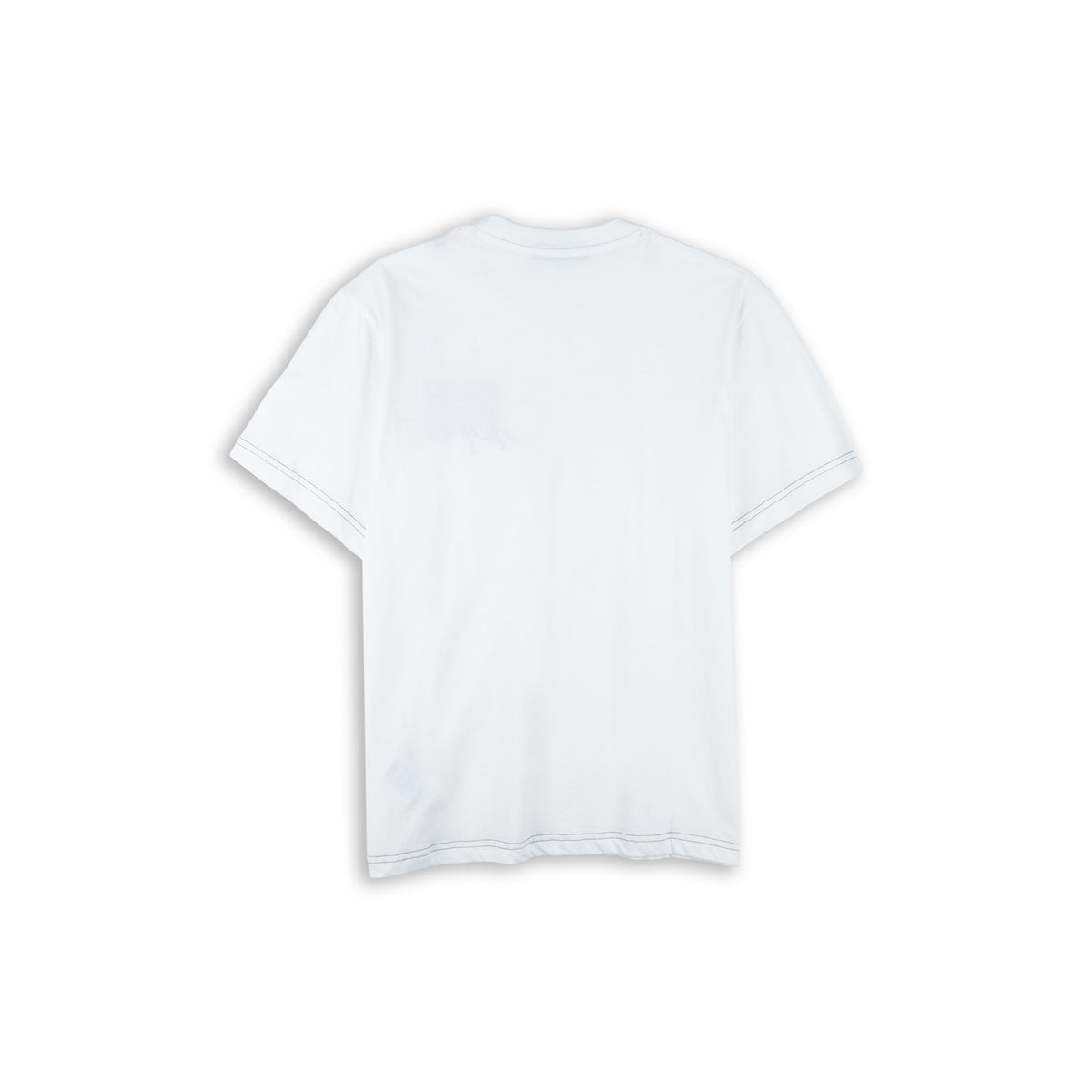 T-Shirt Homem Replay Branca com Grafismo Grand Prix