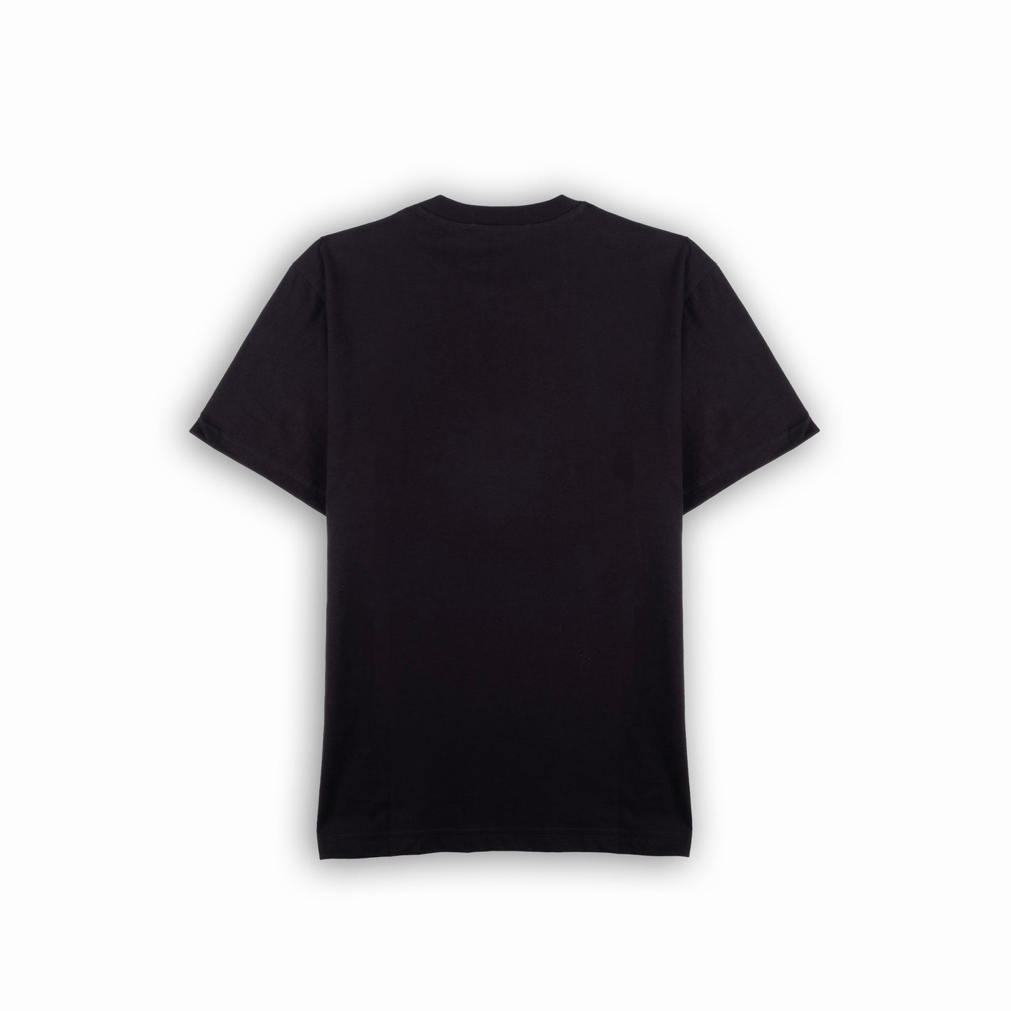 T-shirt Homem Replay Preta com Logo Frontal Minimalista