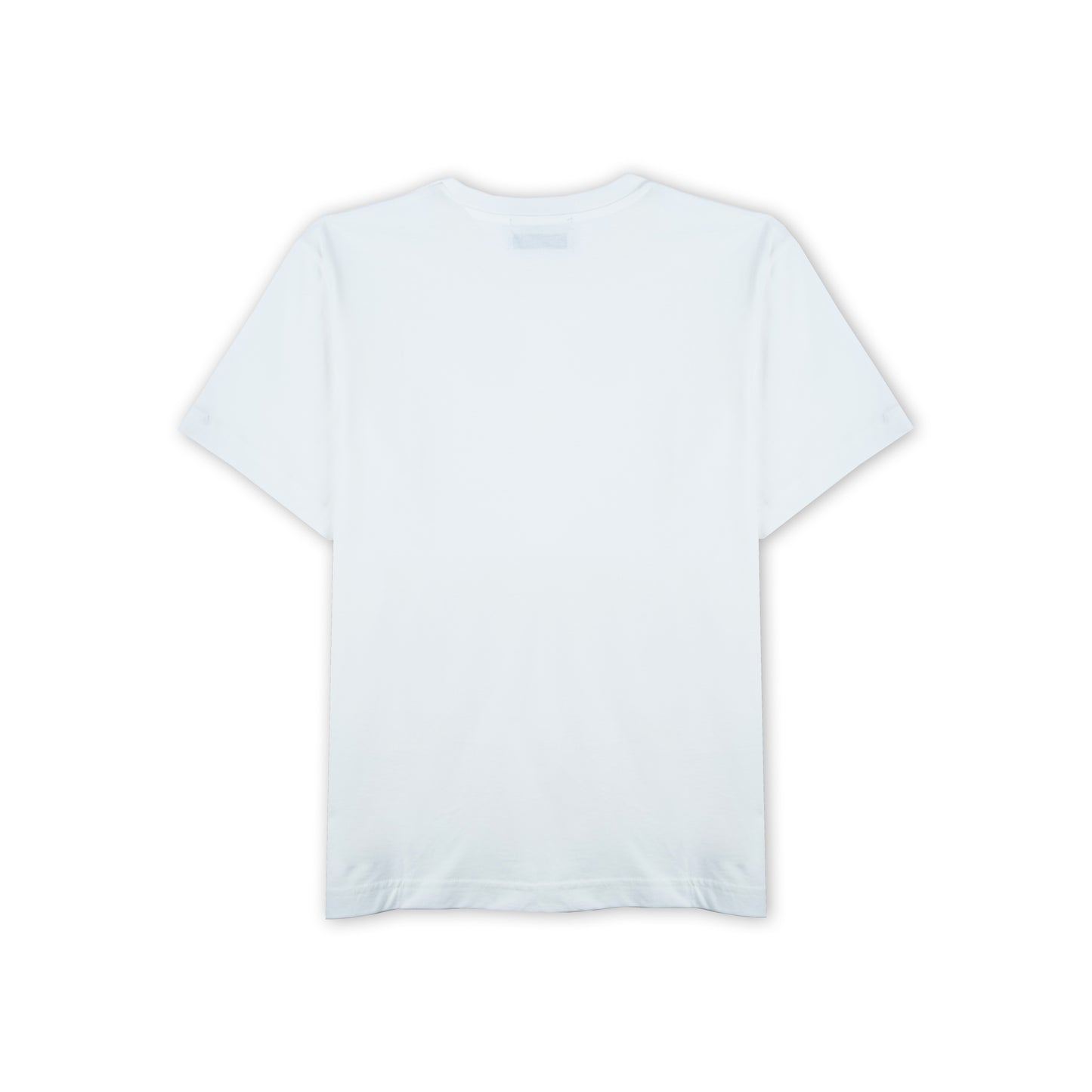 T-shirt Homem Replay Branca com Logo Gráfico Colorido no Peito