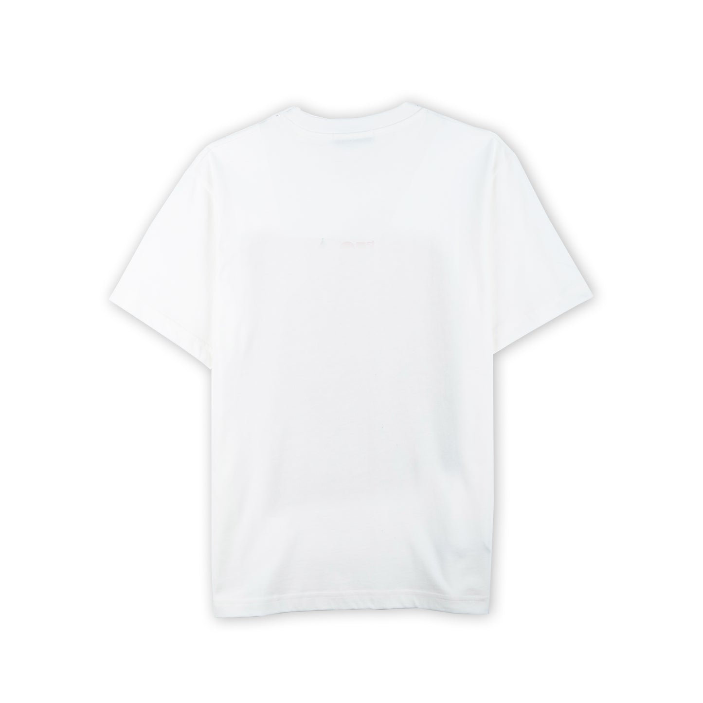 T-shirt Homem Replay Branca com Estampa Gráfica Frontal Multicolor