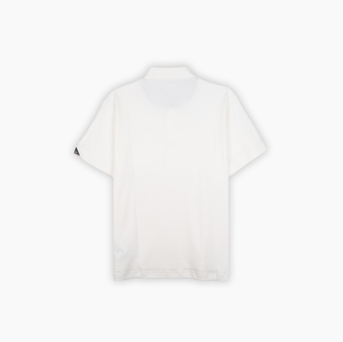 Polo Homem Replay Branco com Logótipo Bordado
