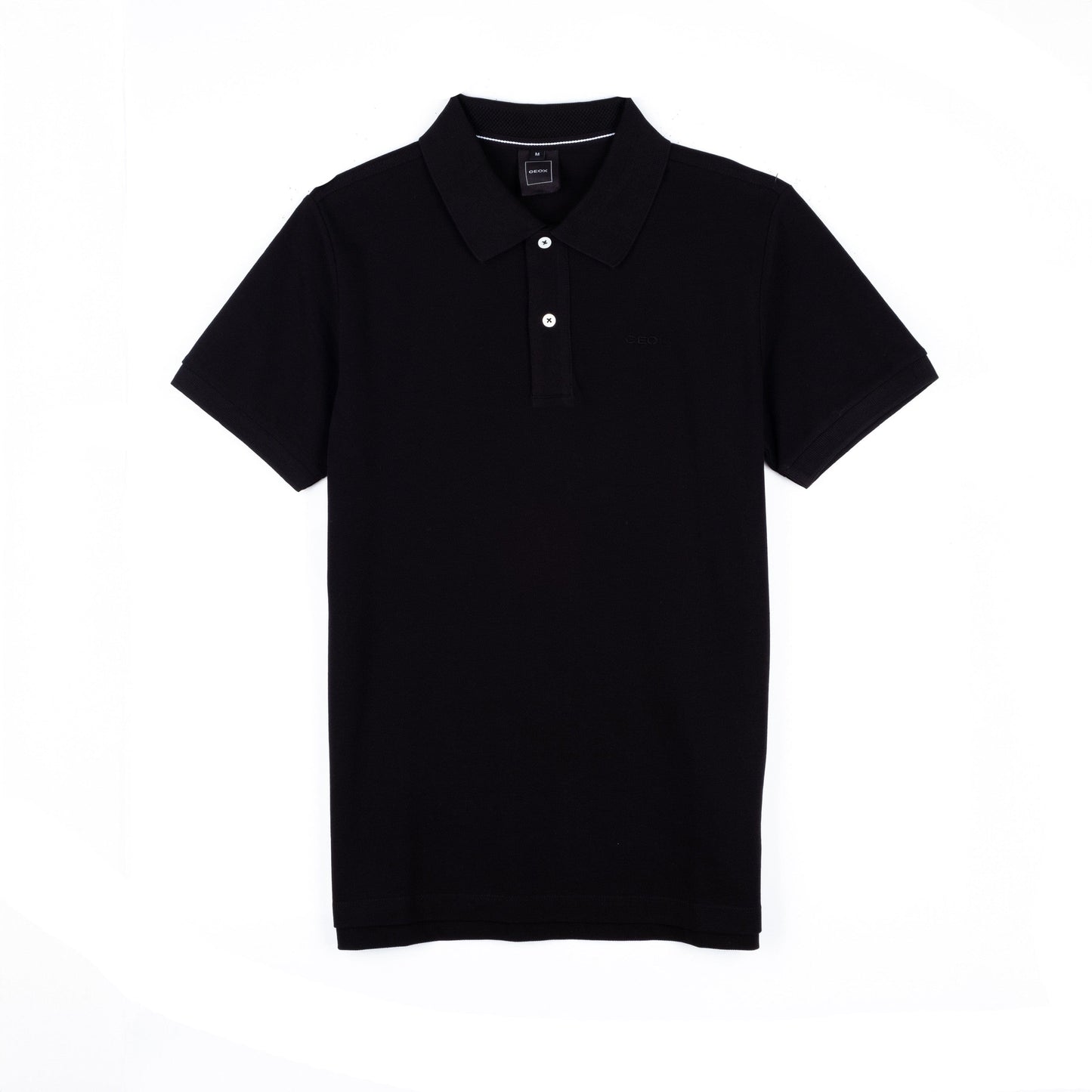 Polo Masculino Geox Preto Clássico com Design Moderno