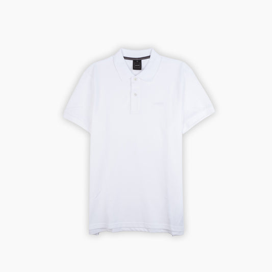 Polo Homem Geox Branco com Logótipo Tonal