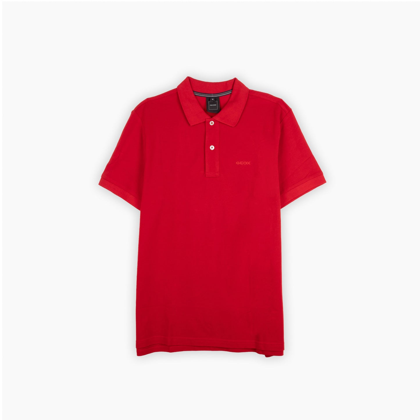 Polo Homem Geox Vermelho com Logótipo Tonal