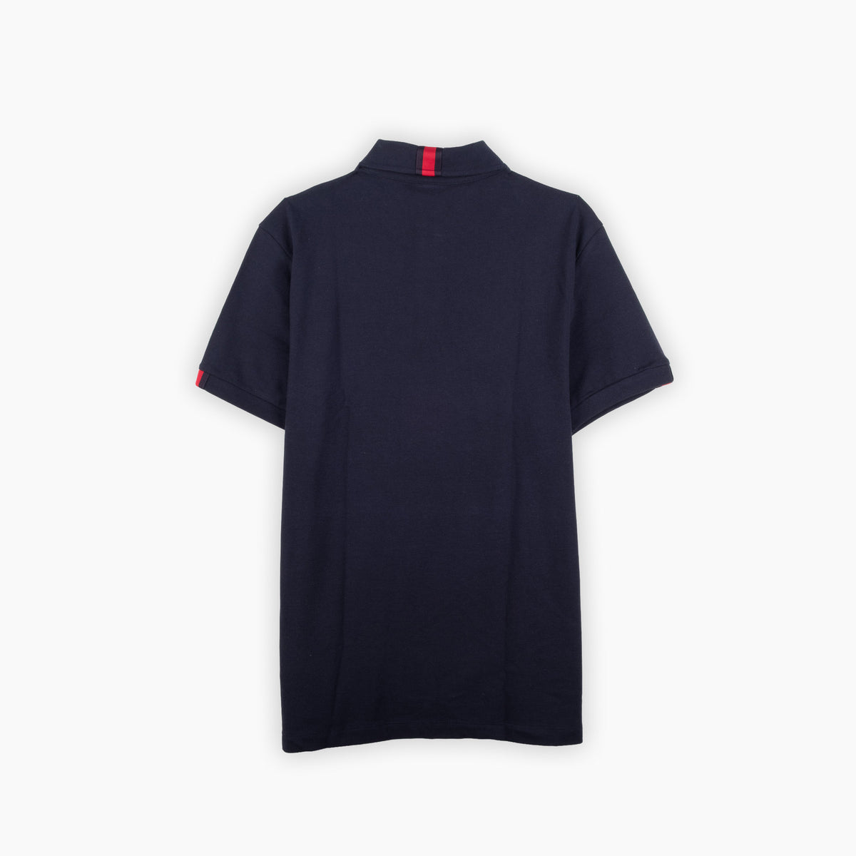 Polo Homem Geox Azul-Escuro com Detalhes Vermelhos