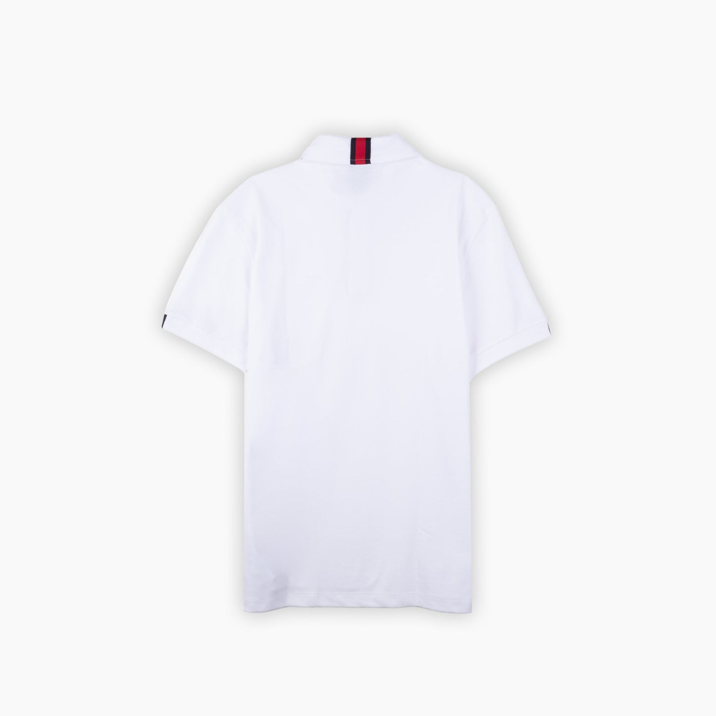 Polo Homem Geox Branco com Detalhes Contrastantes