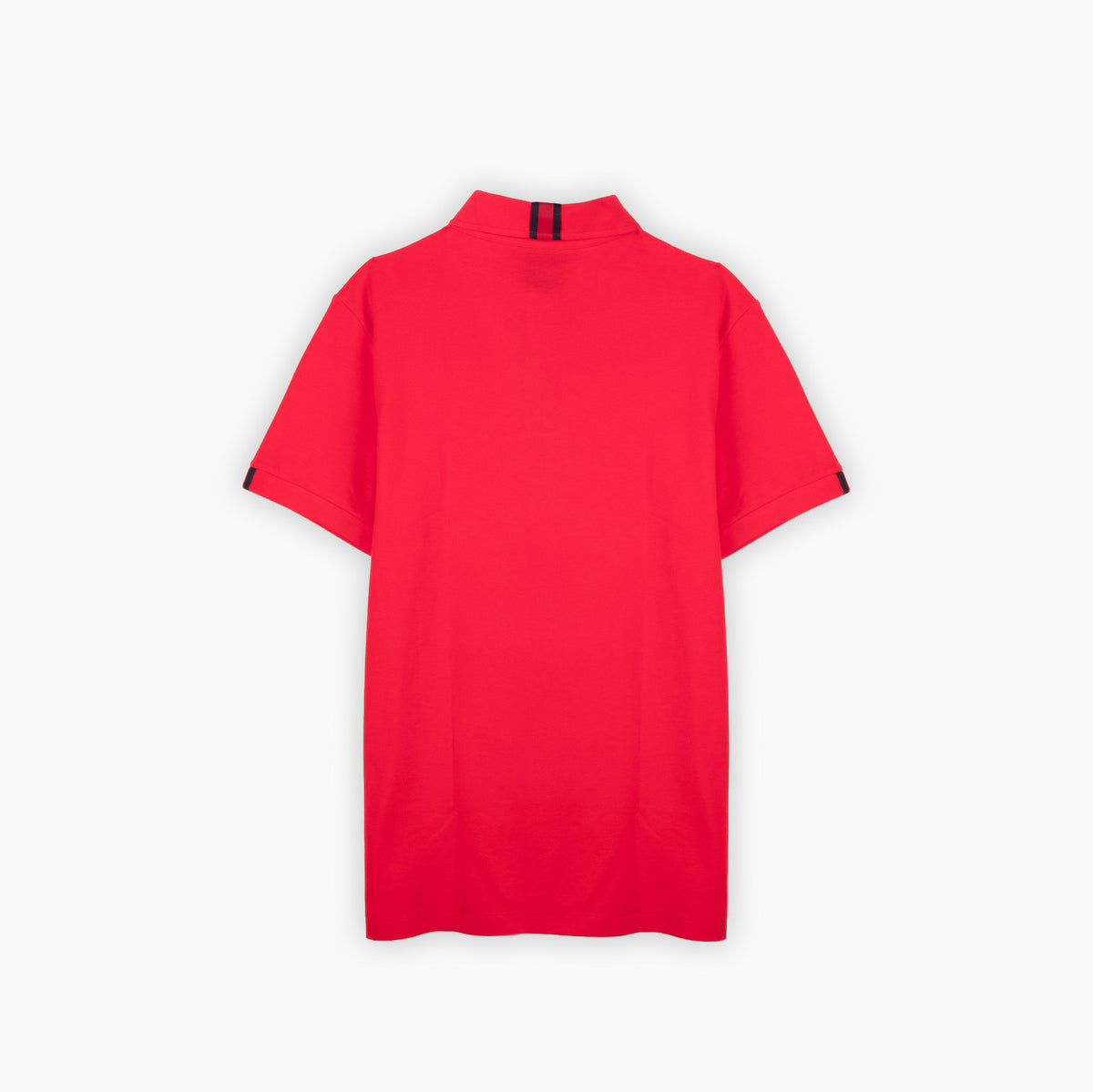 Polo Homem Geox Vermelho com Detalhes Contrastantes