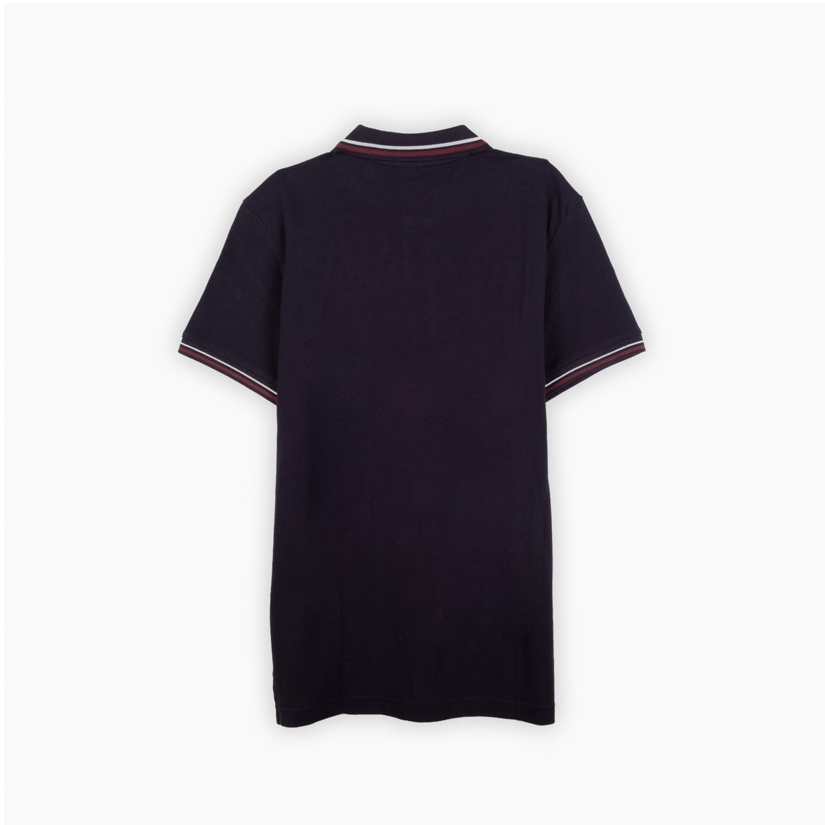 Polo Homem Geox Azul-Escuro com Riscas Contrastantes