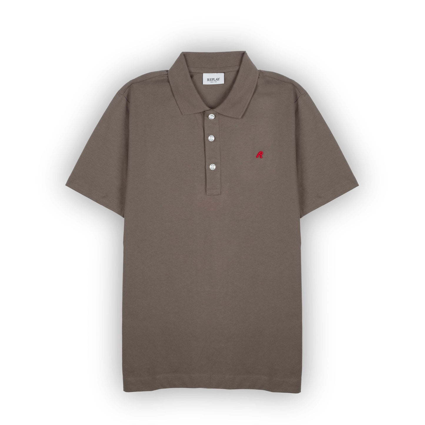 Polo Homem Replay Castanho