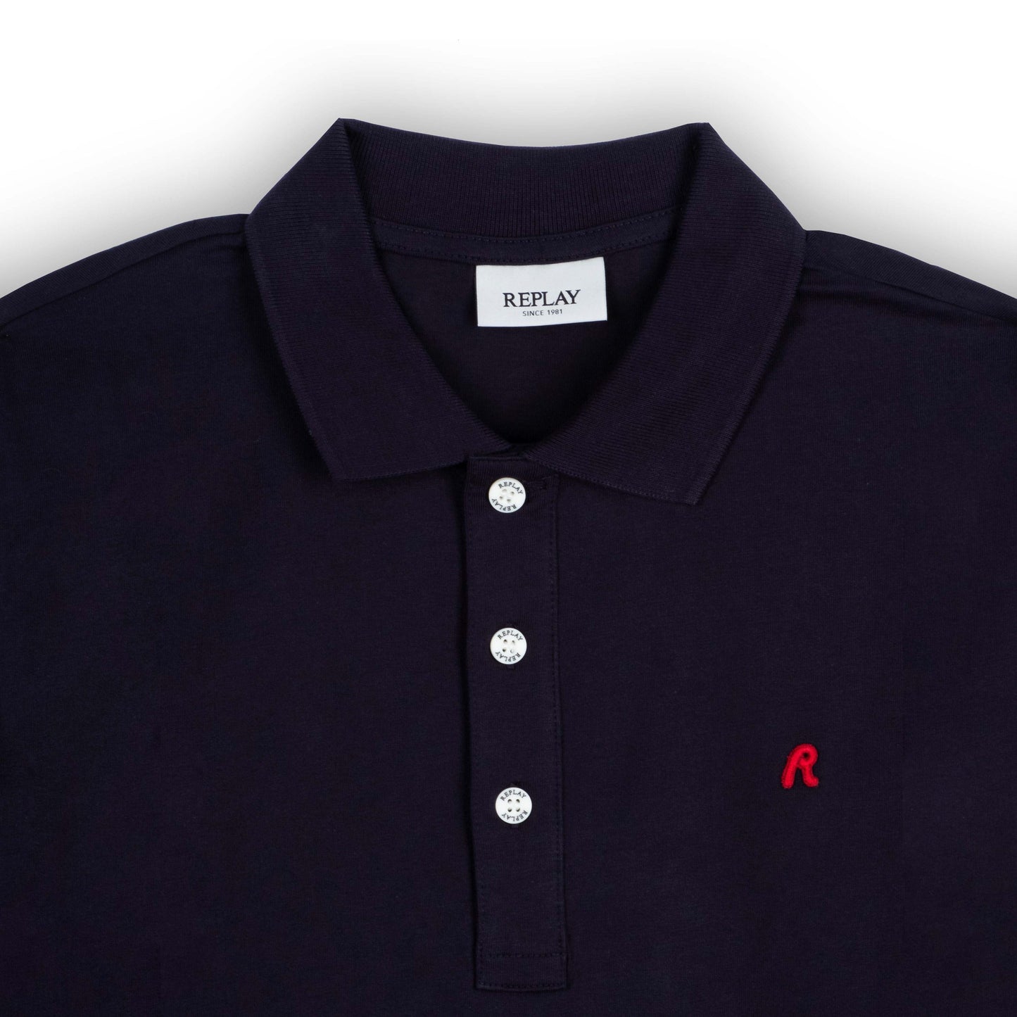 Polo Homem Replay Azul Marinho