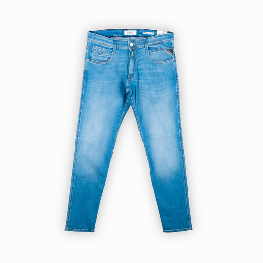 Calças Jeans Homem Replay Azul Claro