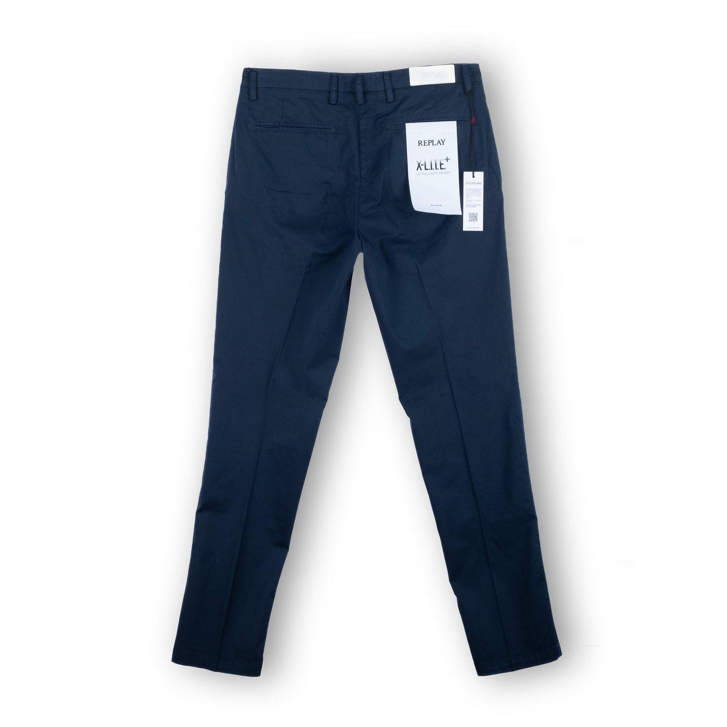 Calças Chino Homem Replay Azul