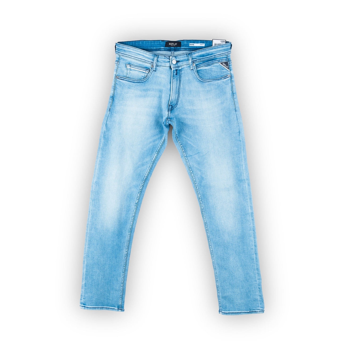 Calças Jeans Homem Replay Azul Claro