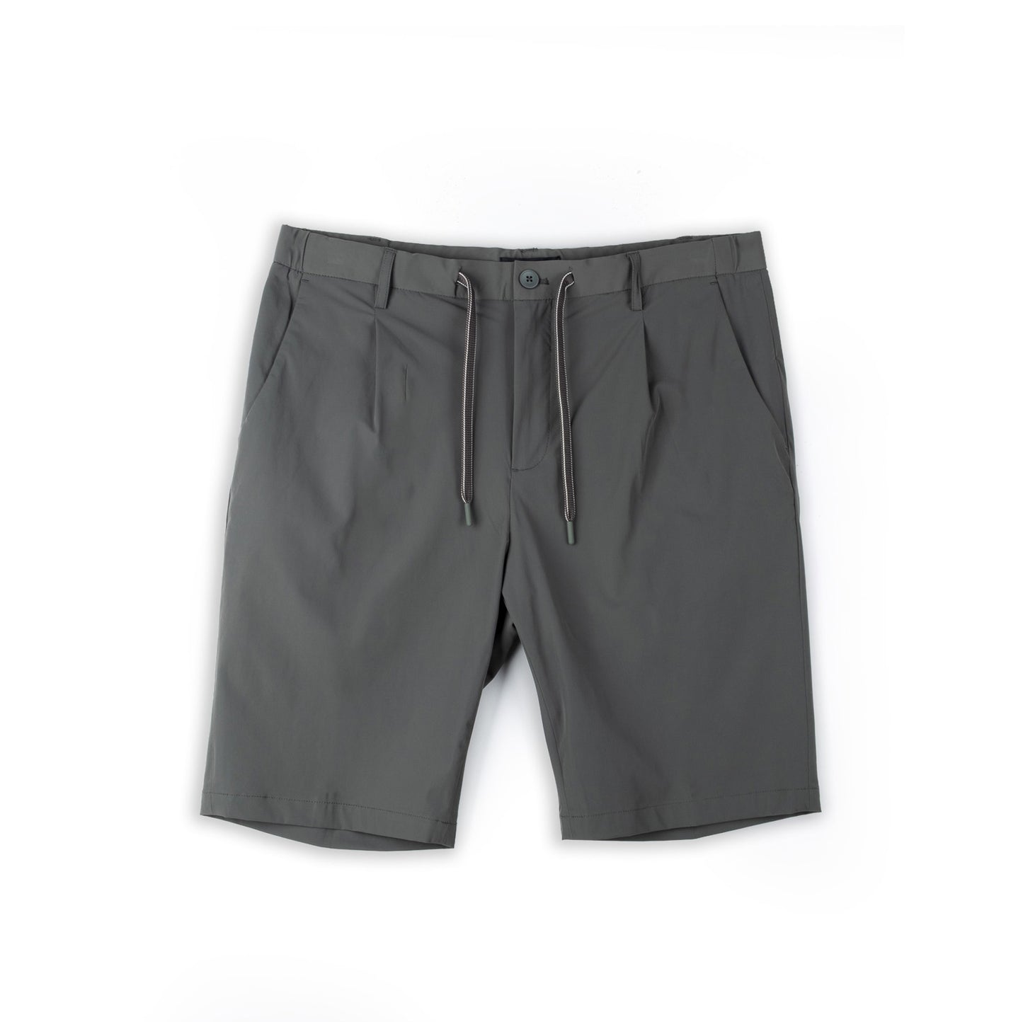 Calções Homem Yes Zee Cinzento com Cordão Ajustável e Bolsos Laterais