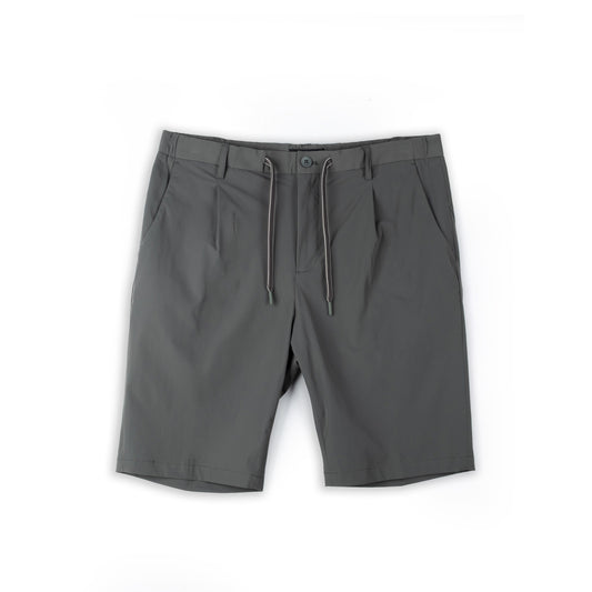 Calções Homem Yes Zee Cinzento com Cordão Ajustável e Bolsos Laterais