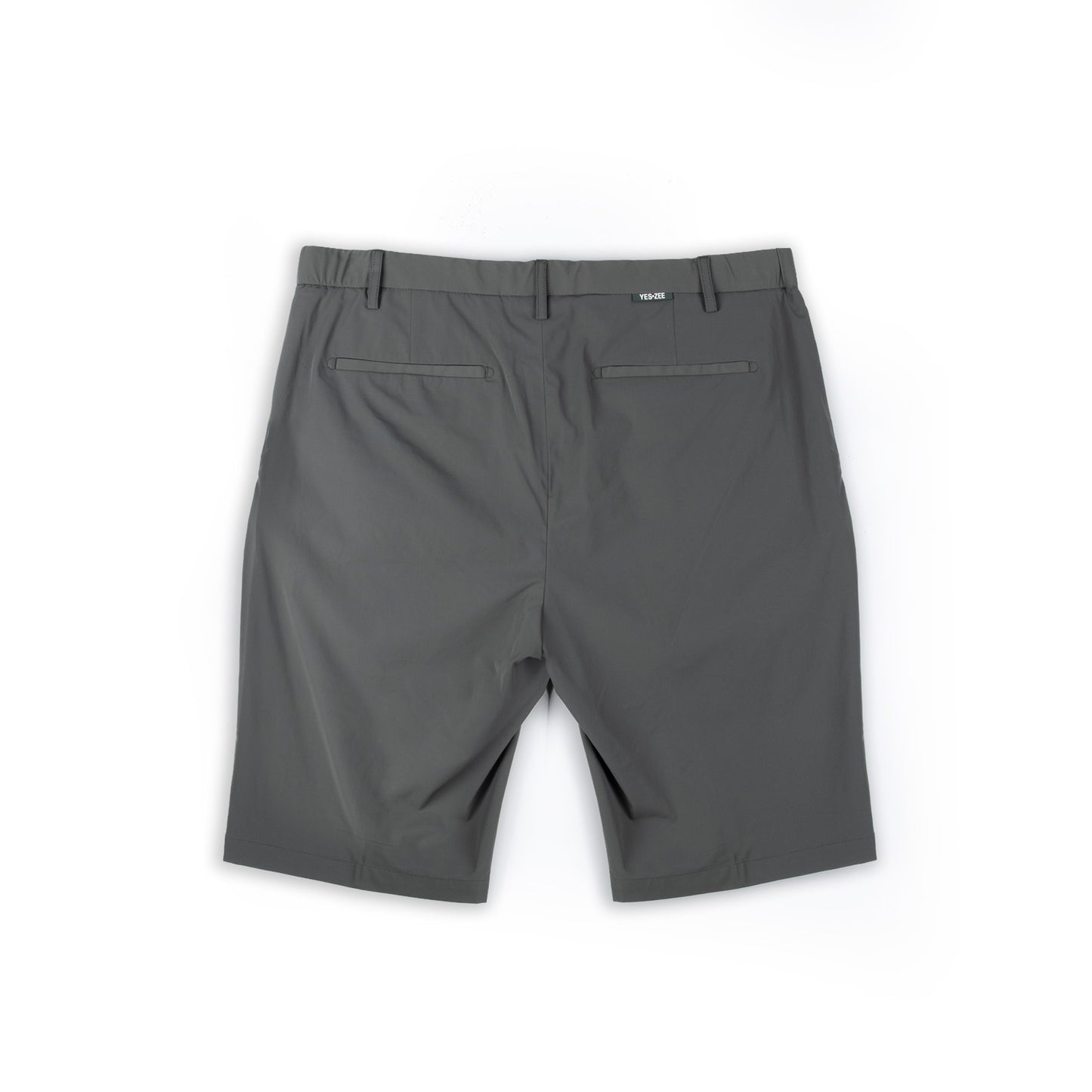 Calções Homem Yes Zee Cinzento com Cordão Ajustável e Bolsos Laterais