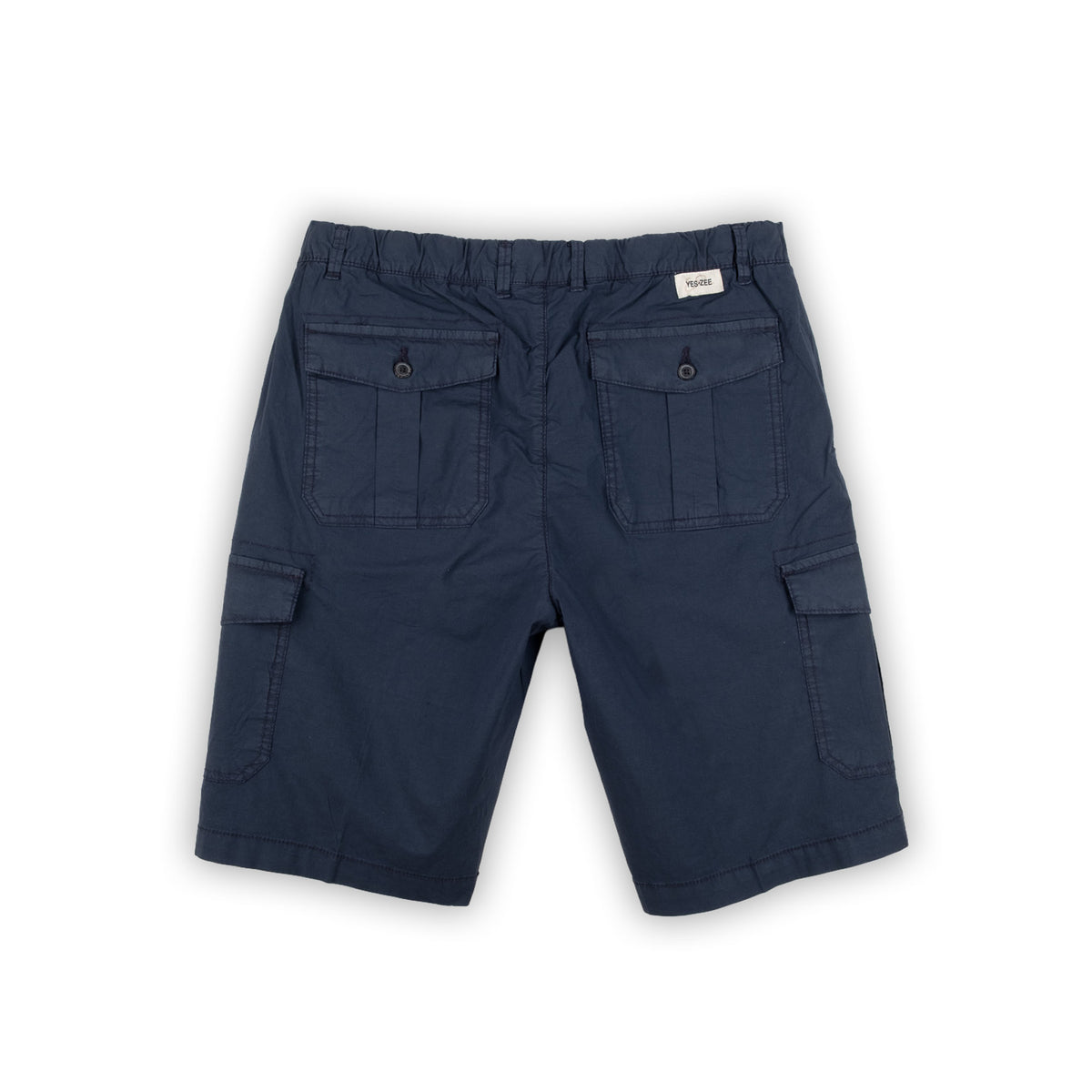 Calções Cargo Homem Yes Zee Azul-Escuro com Cordão
