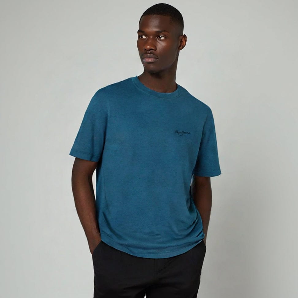 T-Shirt Azul Masculina Pepe Jeans – Conforto Casual com Estilo Urbano