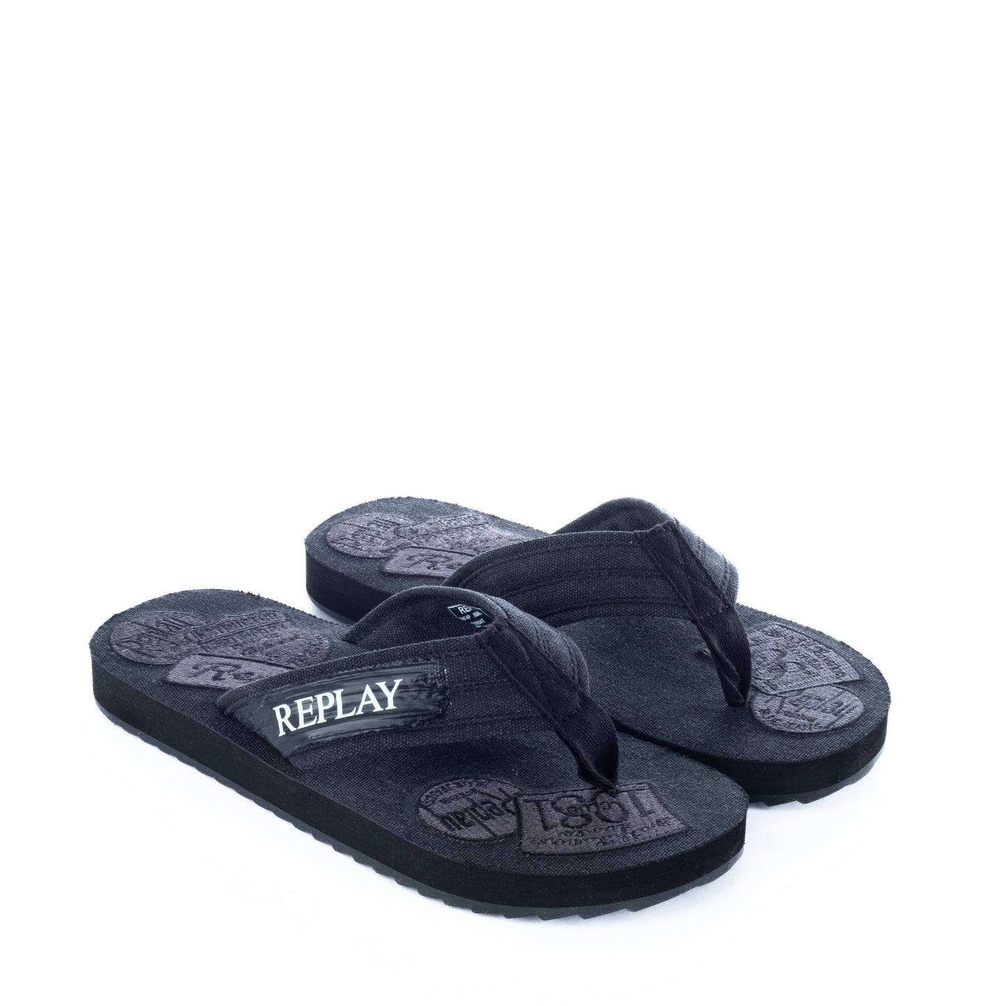 Chinelos Homem Replay Pretos