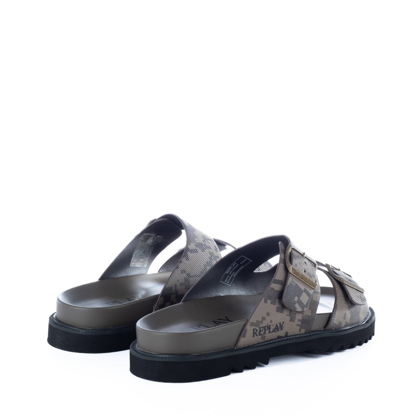 Chinelos Homem Replay Camuflado Bege