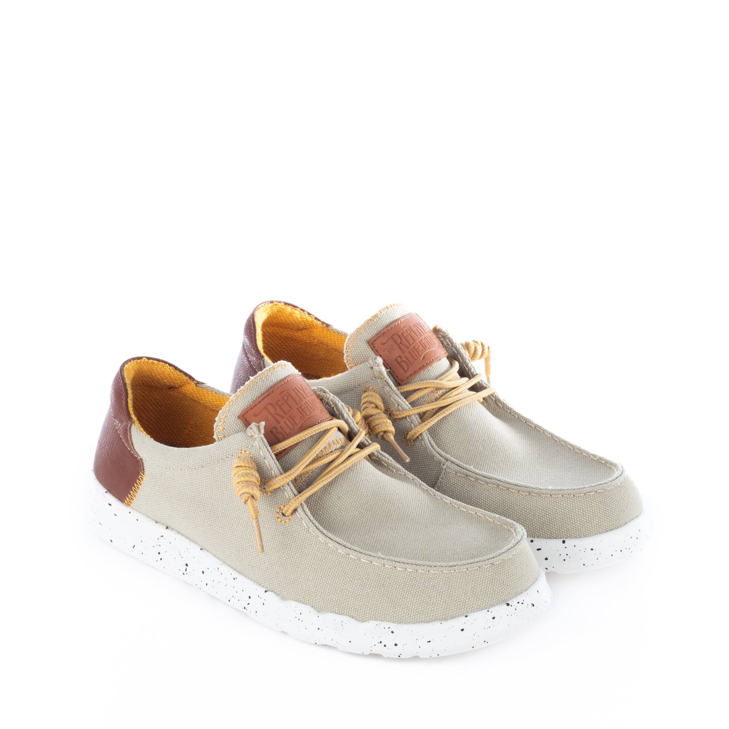 Sapatos Loafer Homem  Replay Bege com detalhe Castanho