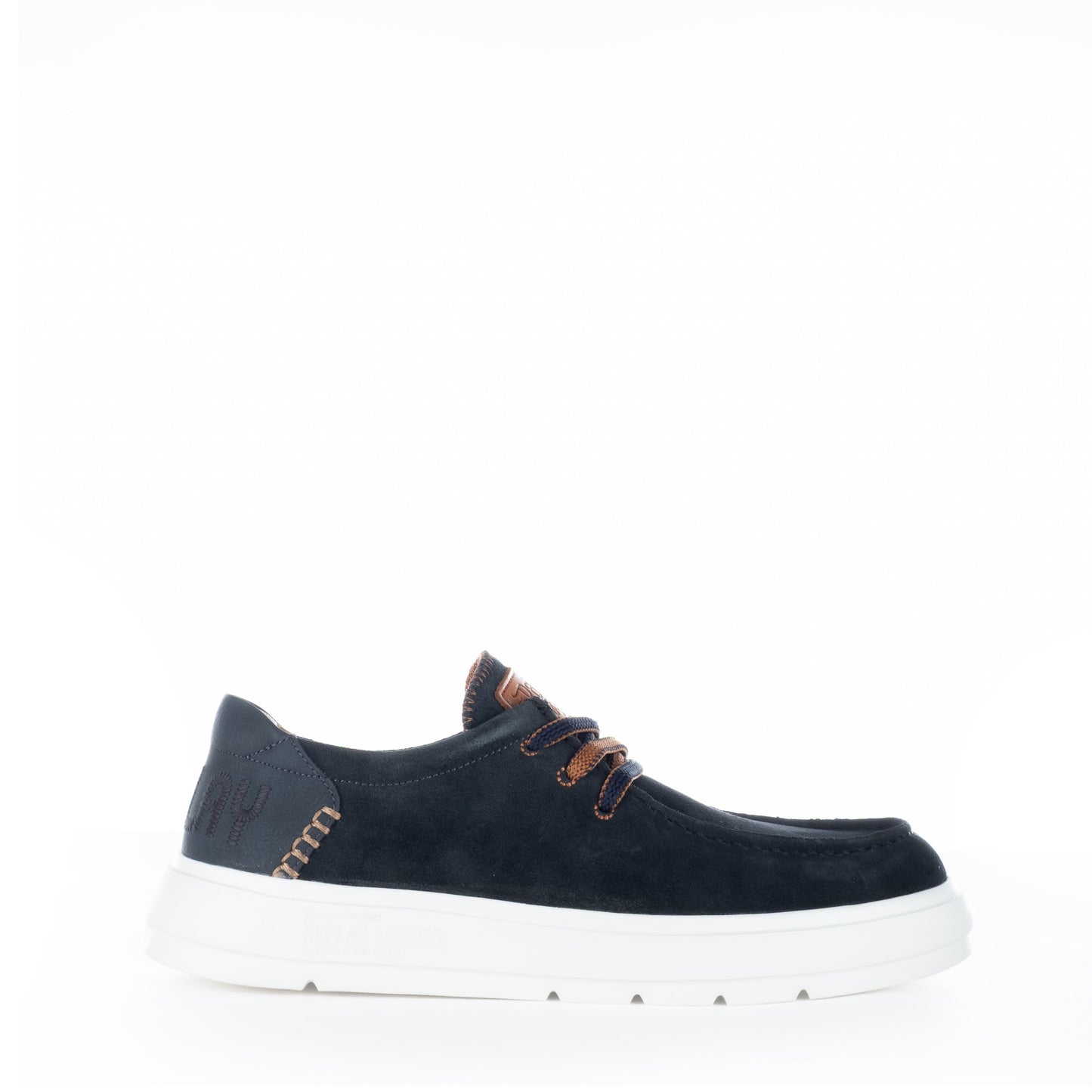 Sapatos Casuais Homem Replay Azul-Escuro com Sola Branca