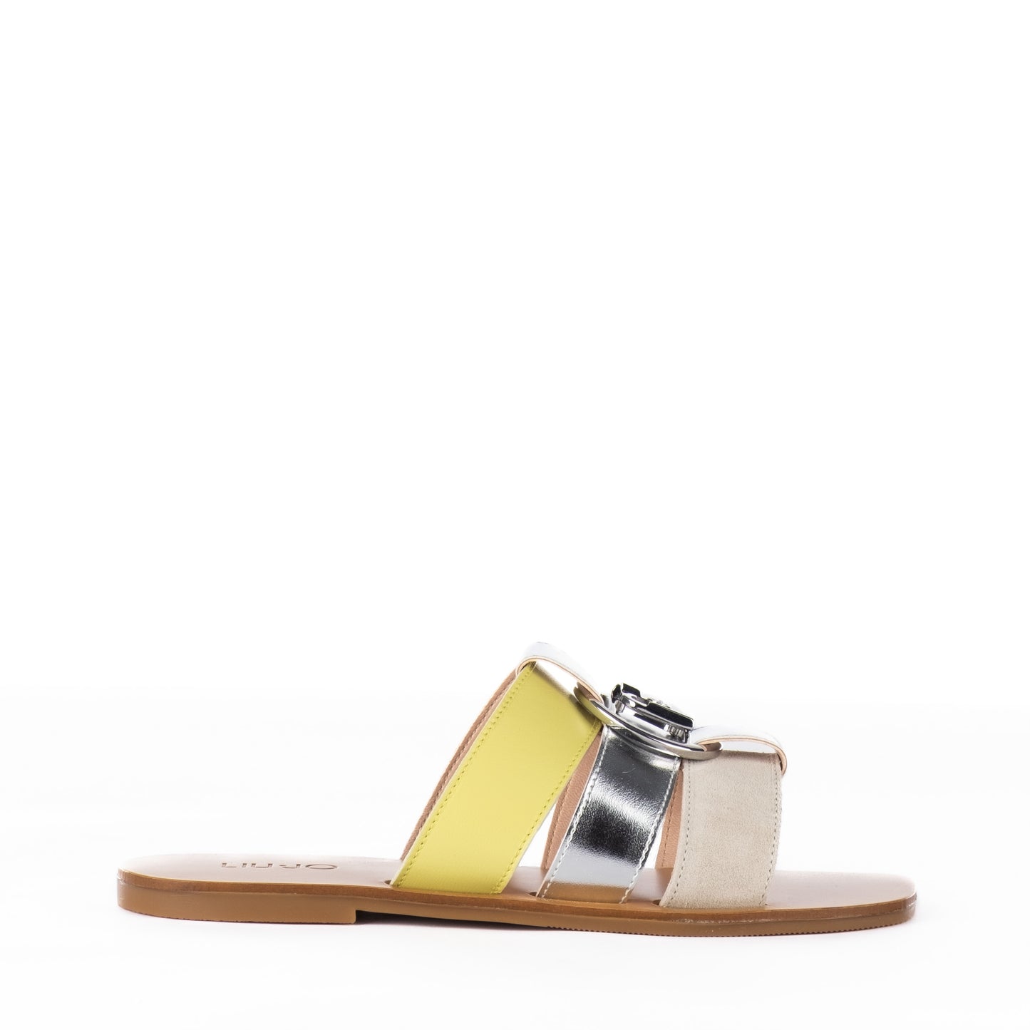 Sandálias Mulher Liu Jo Amarelas com Detalhes em Metal