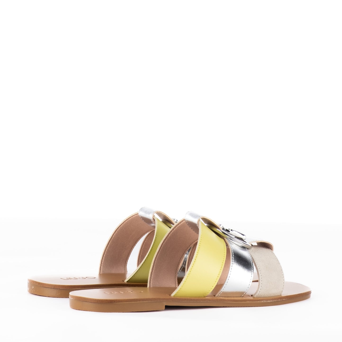 Sandálias Mulher Liu Jo Amarelas com Detalhes em Metal