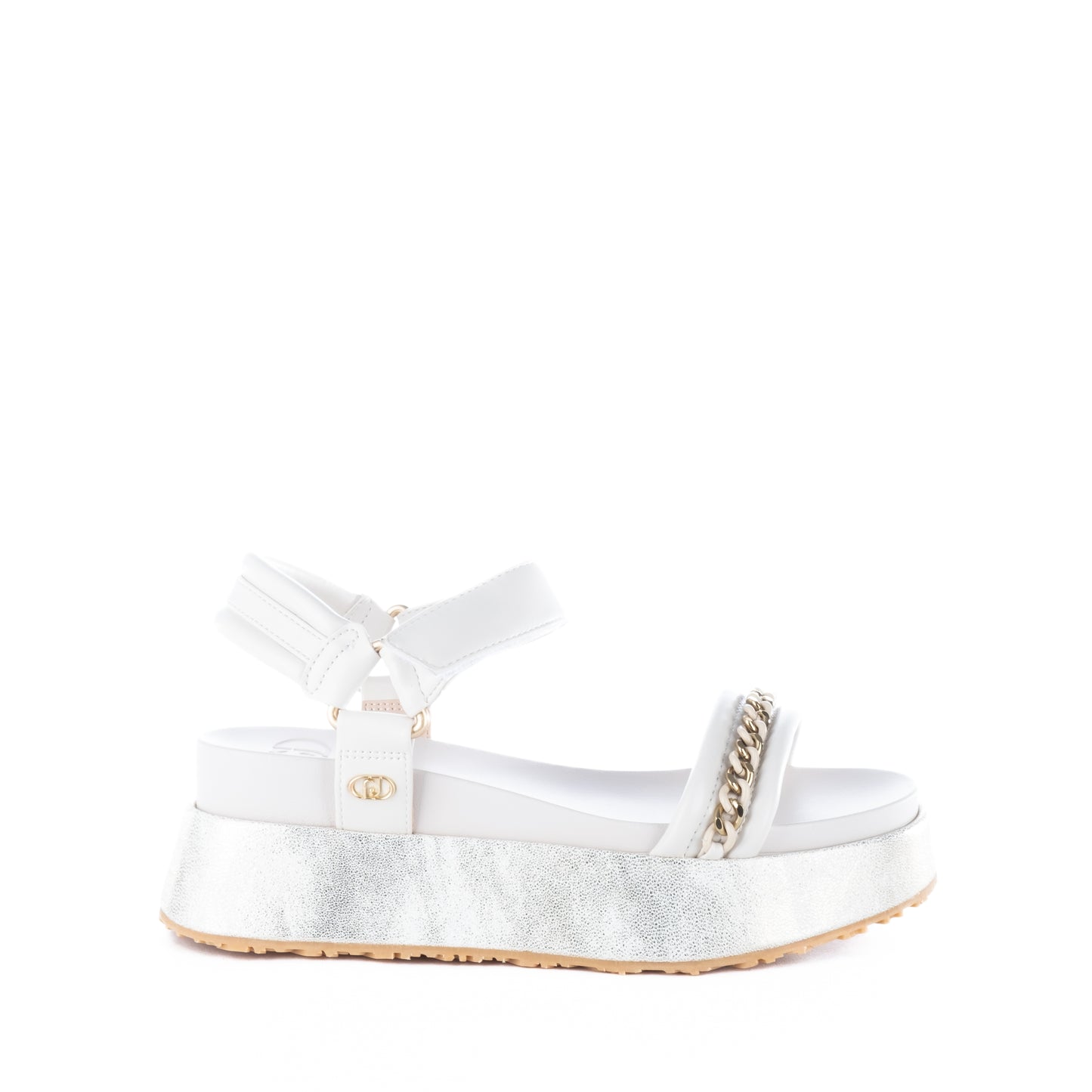 Sandálias Mulher Liu Jo Brancas com Detalhes Metálicos