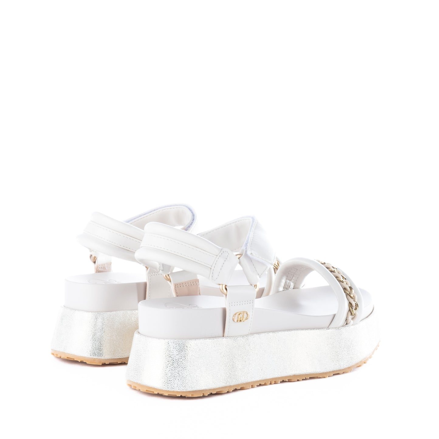 Sandálias Mulher Liu Jo Brancas com Detalhes Metálicos