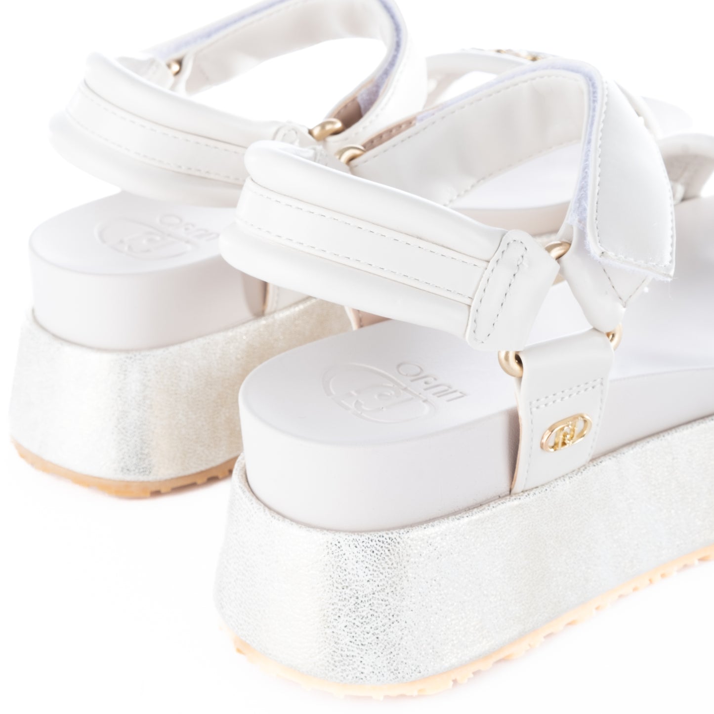 Sandálias Mulher Liu Jo Brancas com Detalhes Metálicos