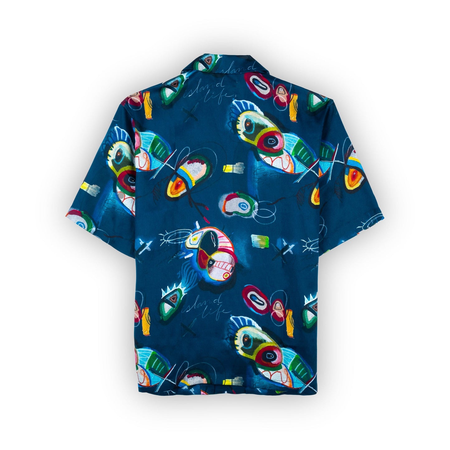 Camisa Masculina Casual Scotch&Soda Azul Estampada