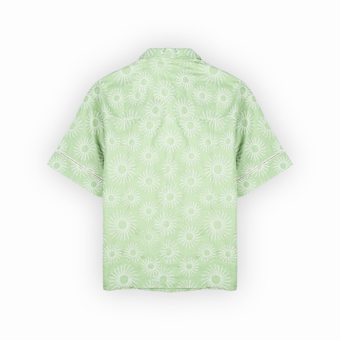 Camisa Masculina Scotch&Soda Verde Estampada com Bolsos