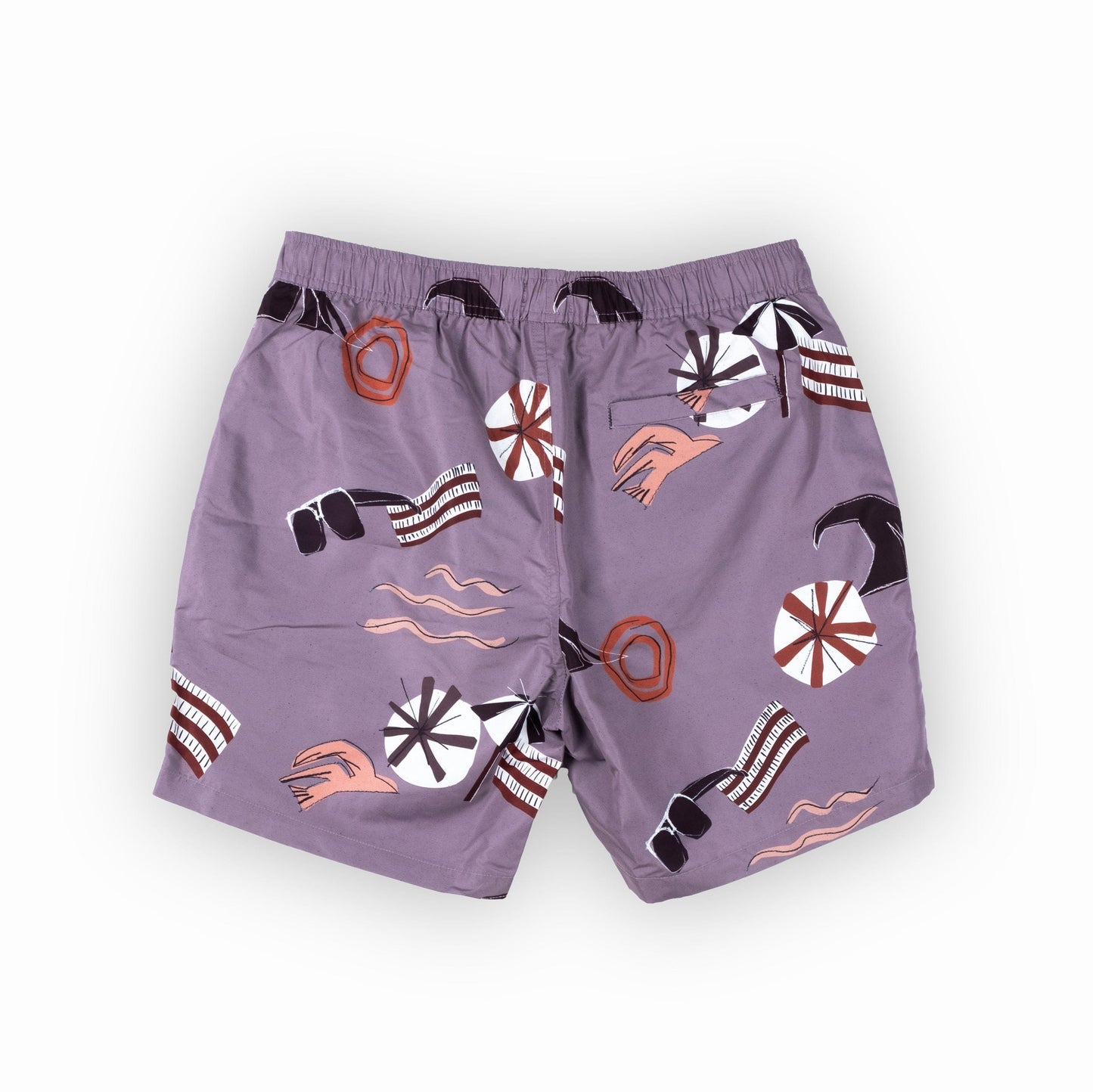 Homem Calções Scotch&Soda Roxo com Estampado Artístico