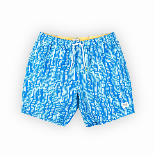 Homem Calções de Banho Scotch&Soda Azul com Estampa