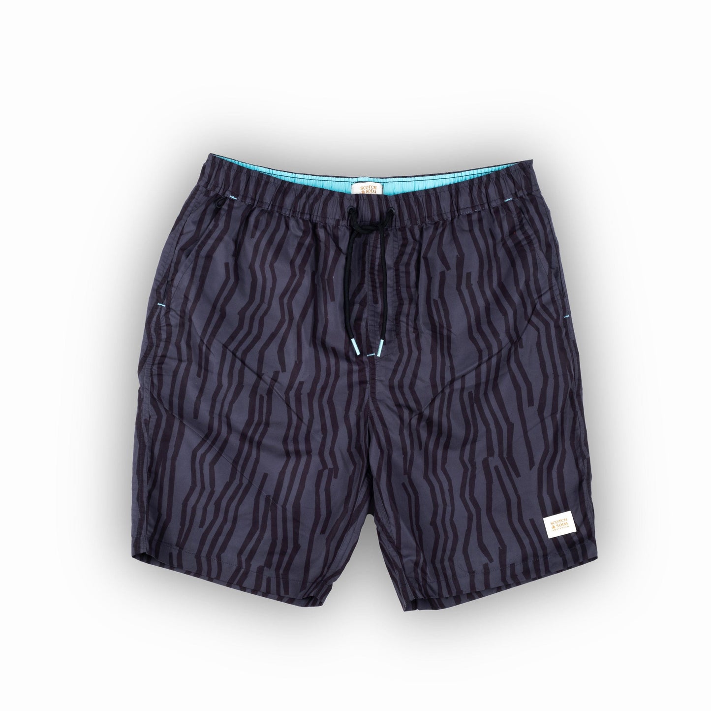 Homem Calções Scotch&Soda - Azul com Padrão Geométrico