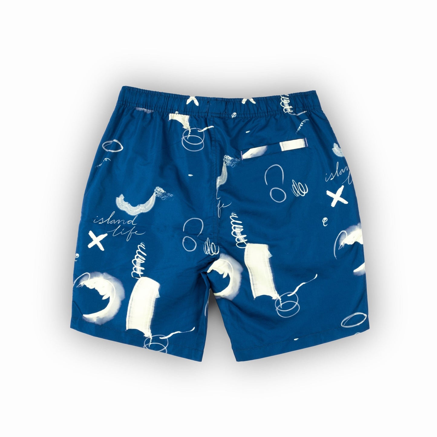 Homem Calções Azuis Scotch&Soda com Estampa Gráfica