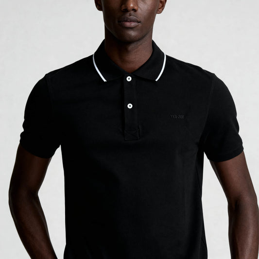 Polo Homem Yes Zee Preto