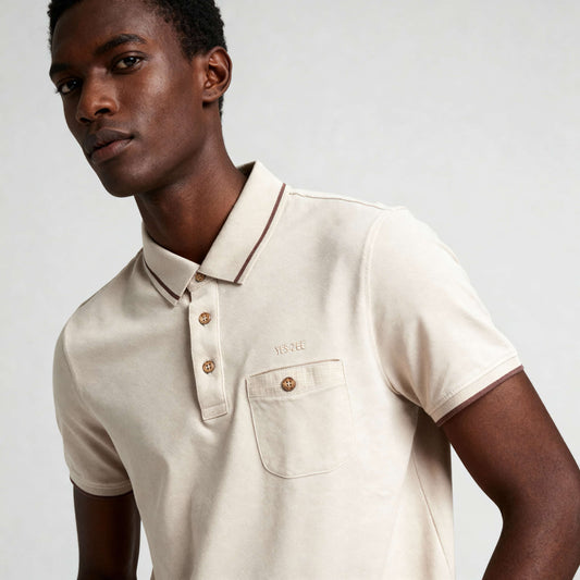 Polo Homem Yes Zee Bege
