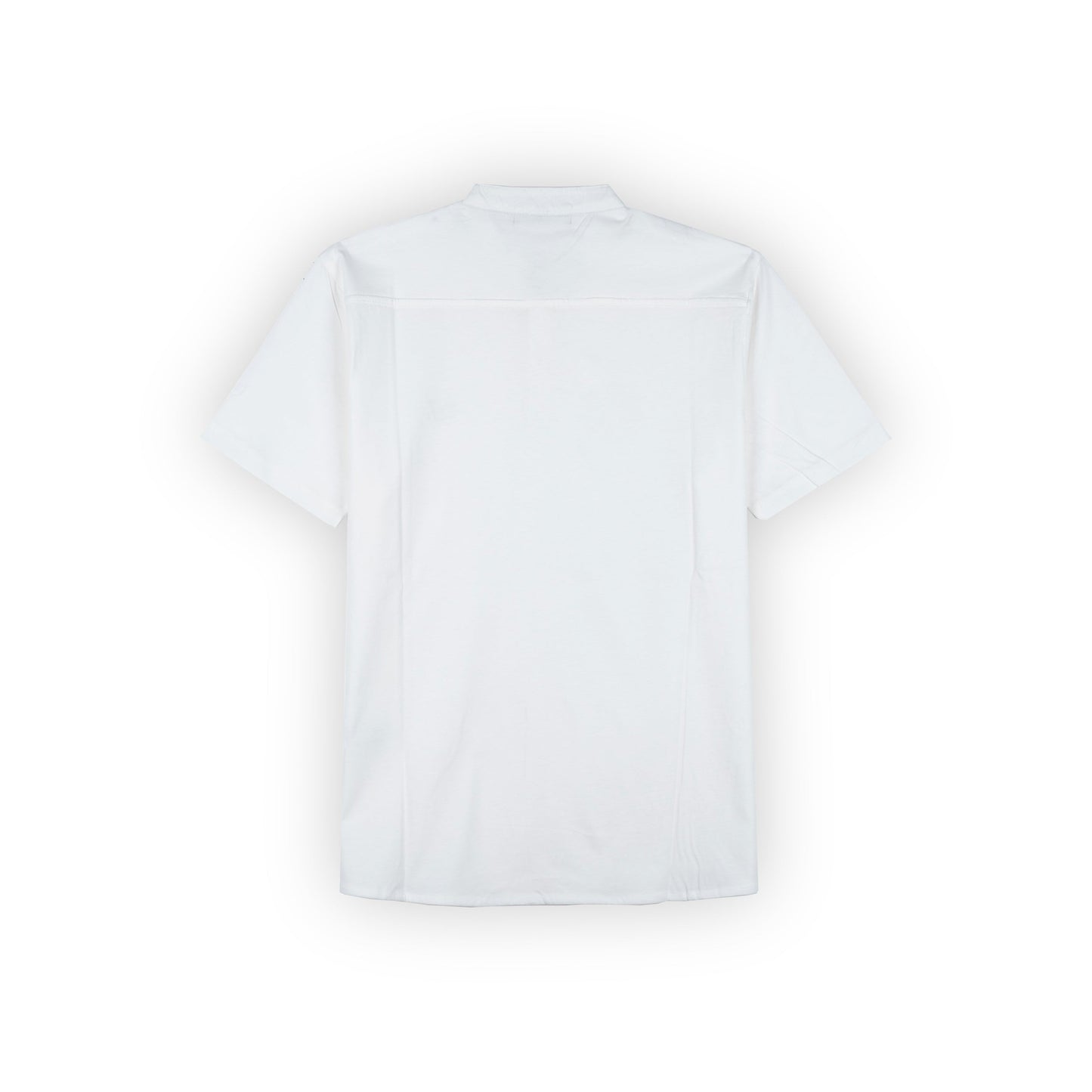 T-Shirt Homem Yes Zee Branco Gola Redonda