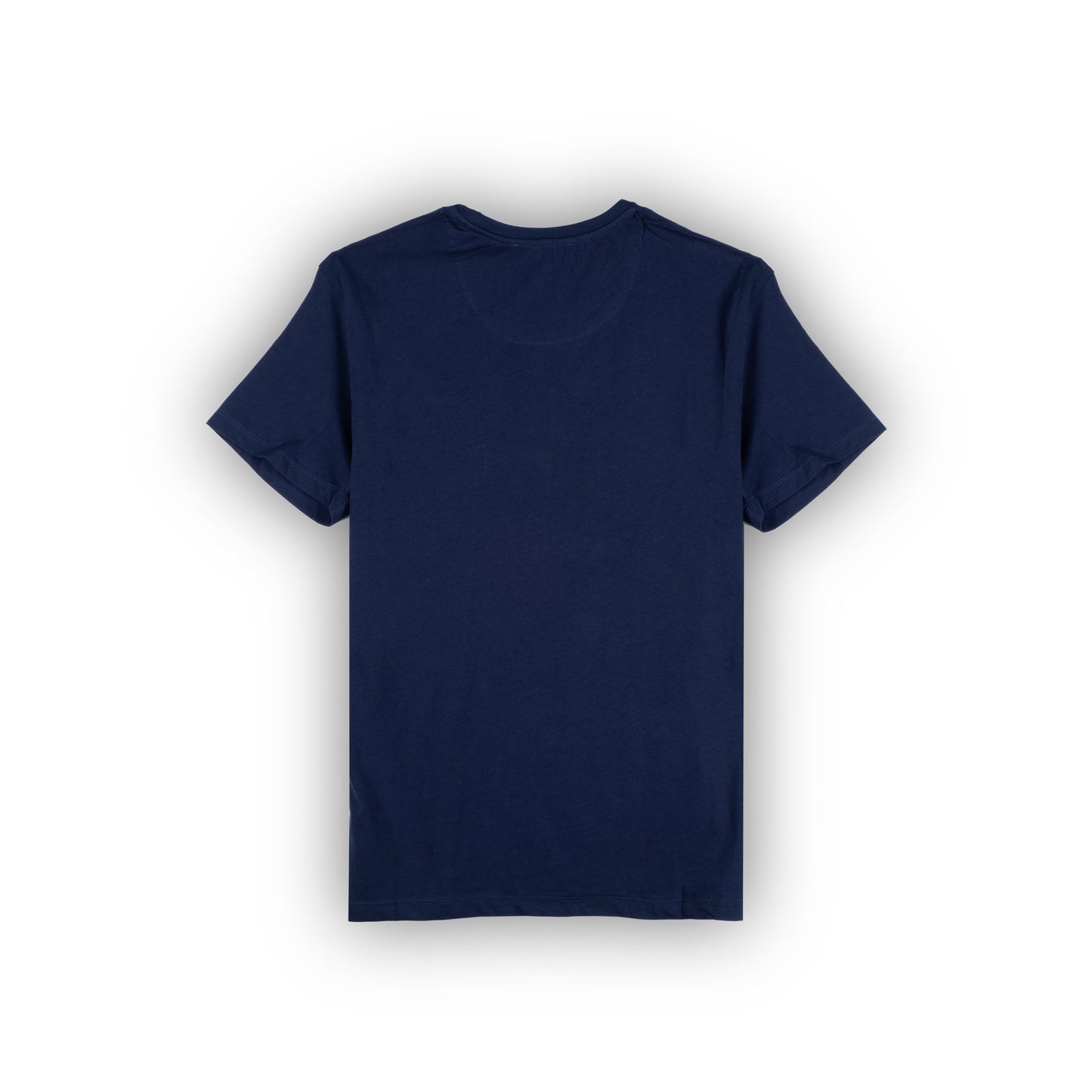 T-Shirt Homem Yes Zee Azul com tema Azul e Vermelho